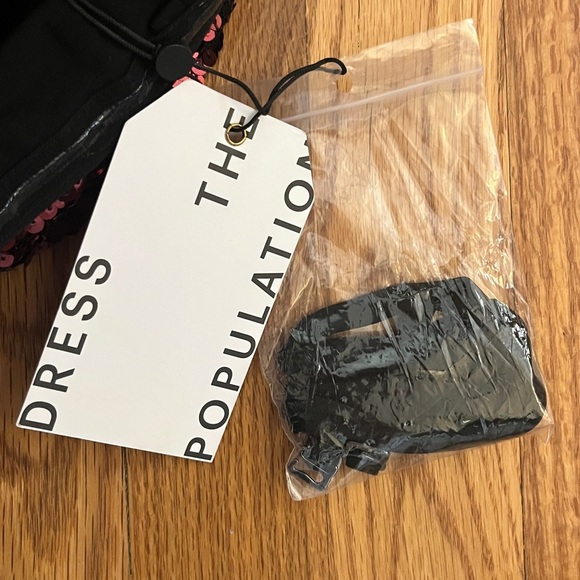 Dress the population Alexis Sequin Midi Dress Xs NWT - Picture 4 of 6